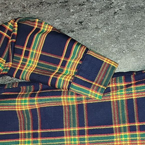 Made in USA. FROSTPROOF. 💯 Cotton. Flannel button-up. Bright colors. 16.5 - Picture 14 of 16